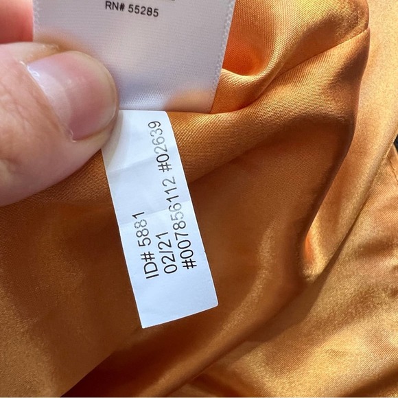 Satin Silk Belted Tie Waist Hi-Lo Maxi Dress NWT - Picture 14 of 14